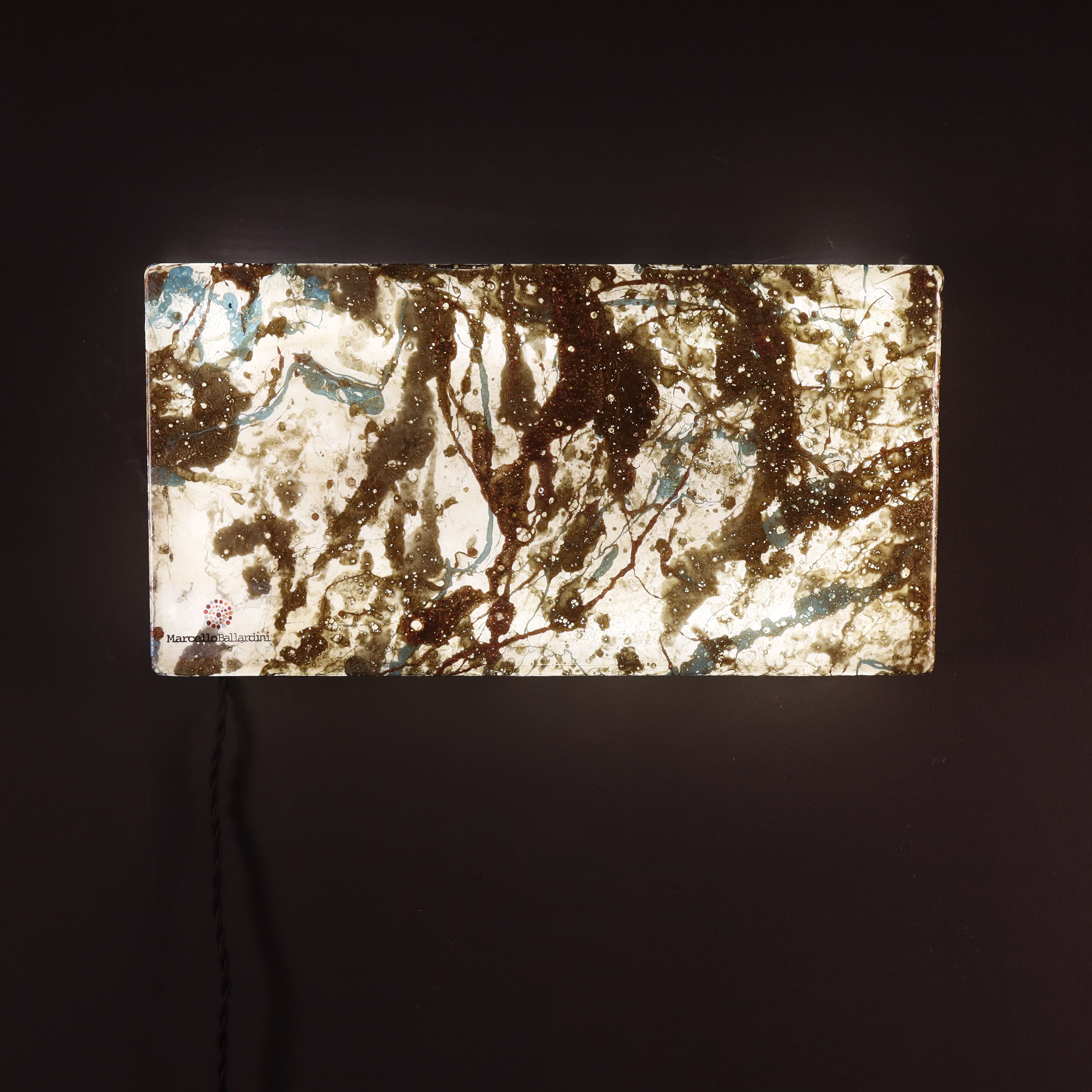 Quadretto Luminoso bifacciale a Led da tavolo, comodino o madia perfetto come idea regalo Applique artistica artigianale